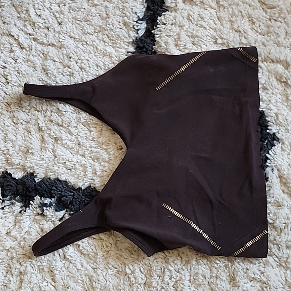 Lululemon align special edition tank top cami 6 chocolate brown burgundy gold